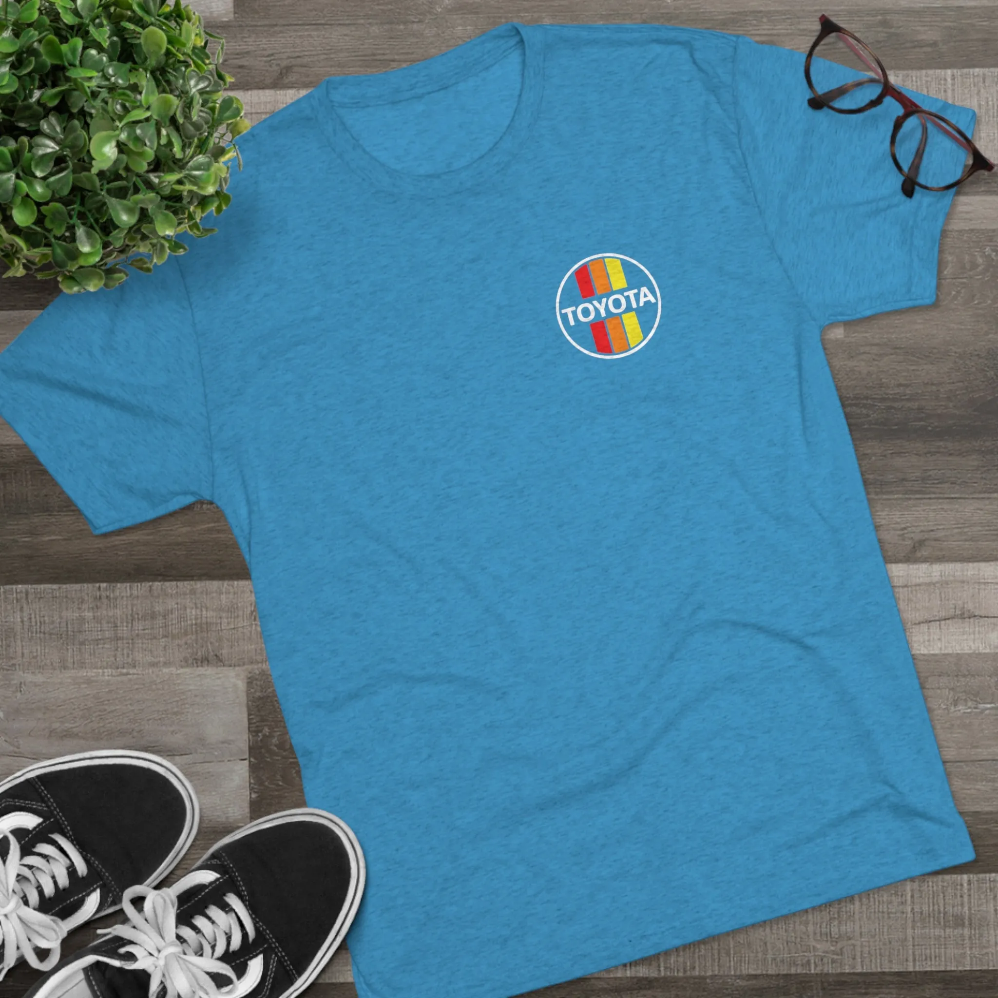3 Stripe Premium Tri blend Mens Tee - Reefmonkey
