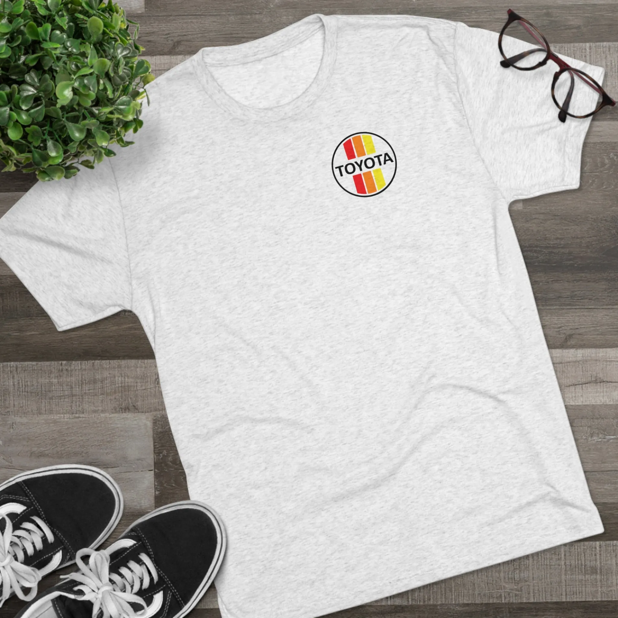 3 Stripe Premium Tri blend Mens Tee - Reefmonkey