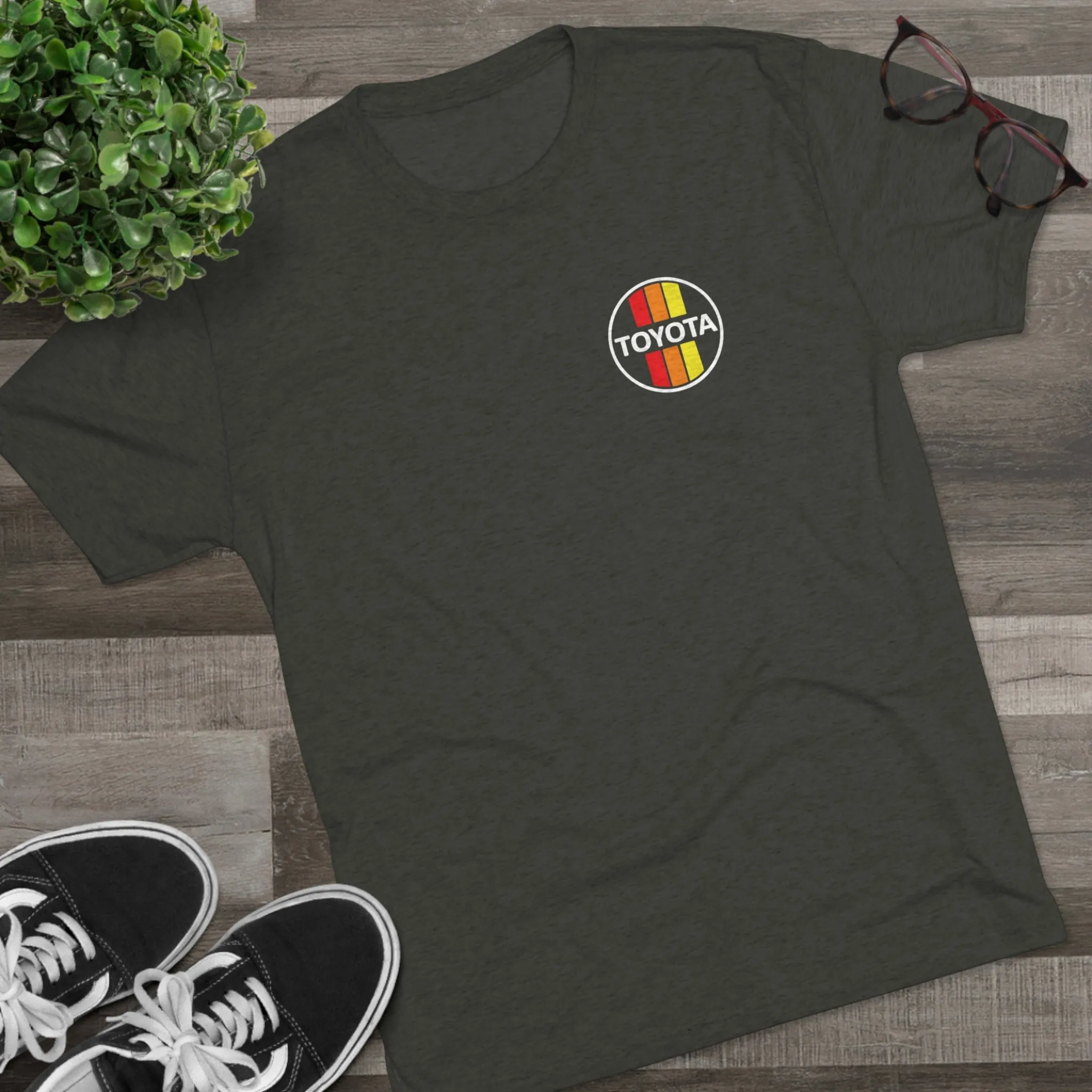 3 Stripe Premium Tri blend Mens Tee - Reefmonkey