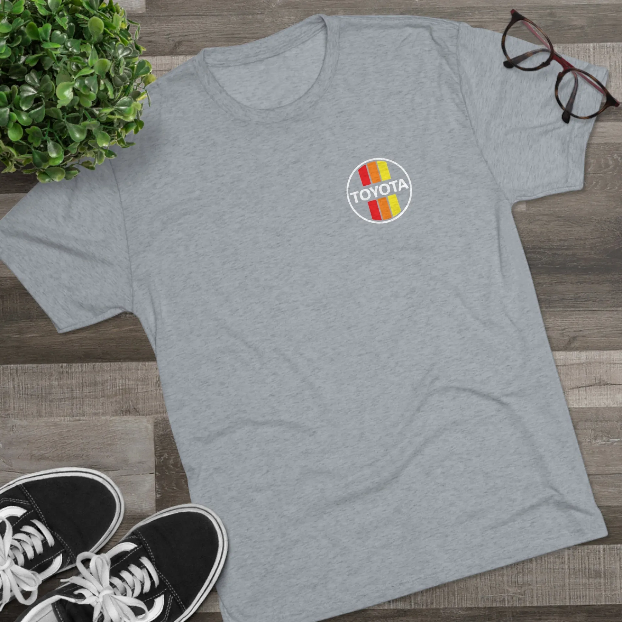 3 Stripe Premium Tri blend Mens Tee - Reefmonkey