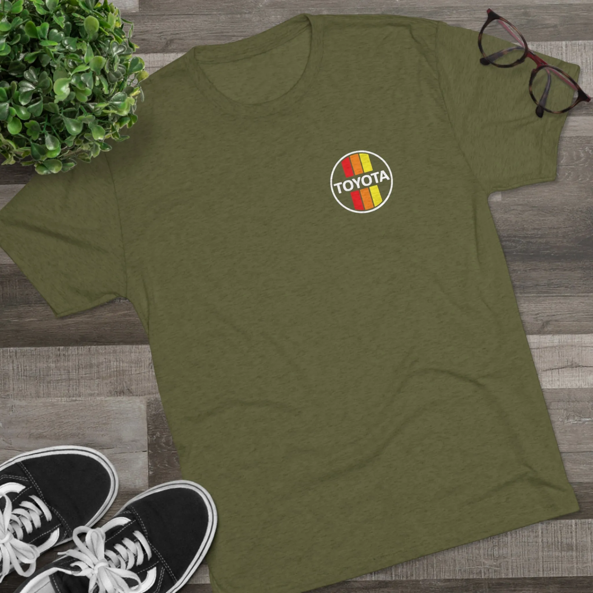 3 Stripe Premium Tri blend Mens Tee - Reefmonkey