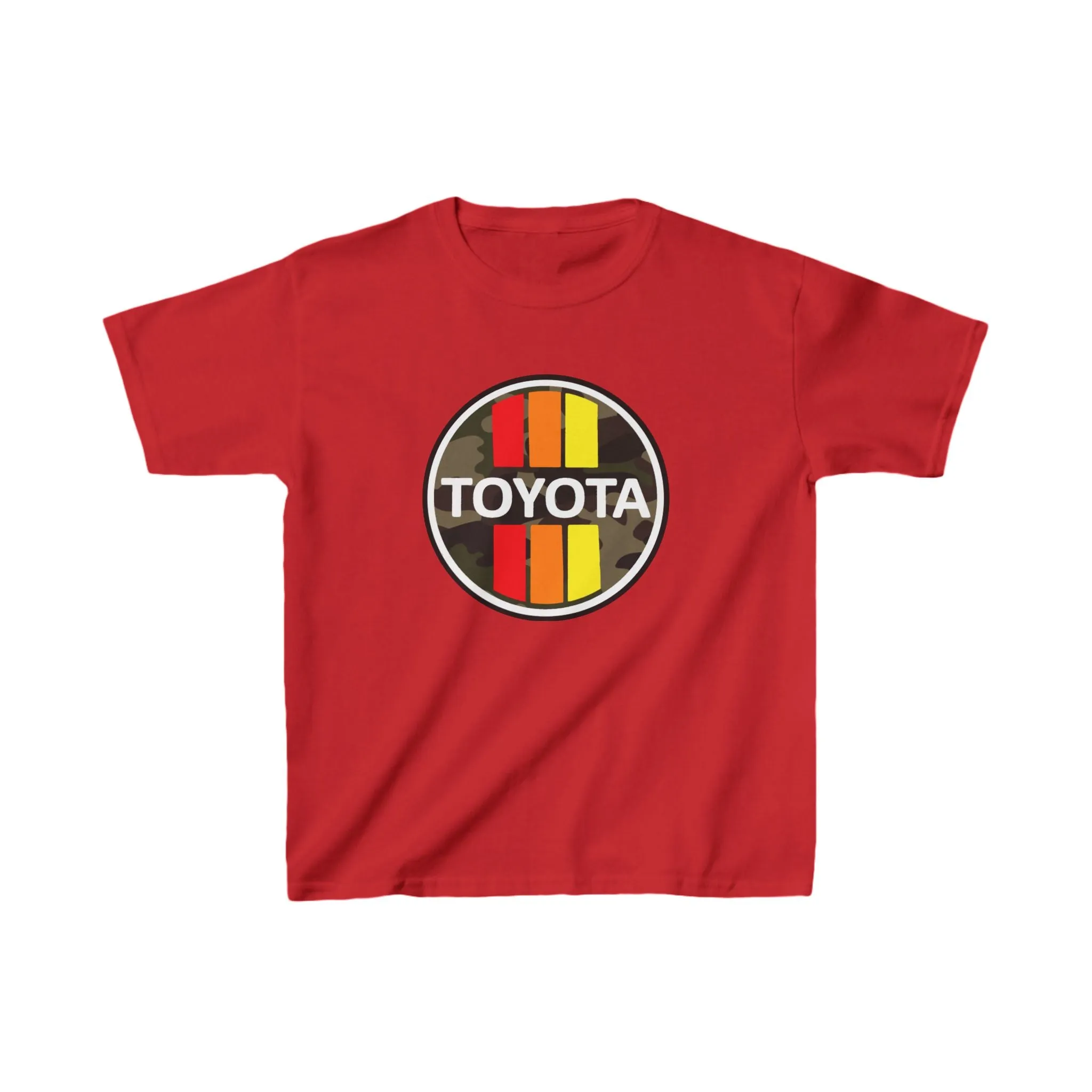 3 Stripe Toyota Camouflaged Kids T Shirt - Reefmonkey