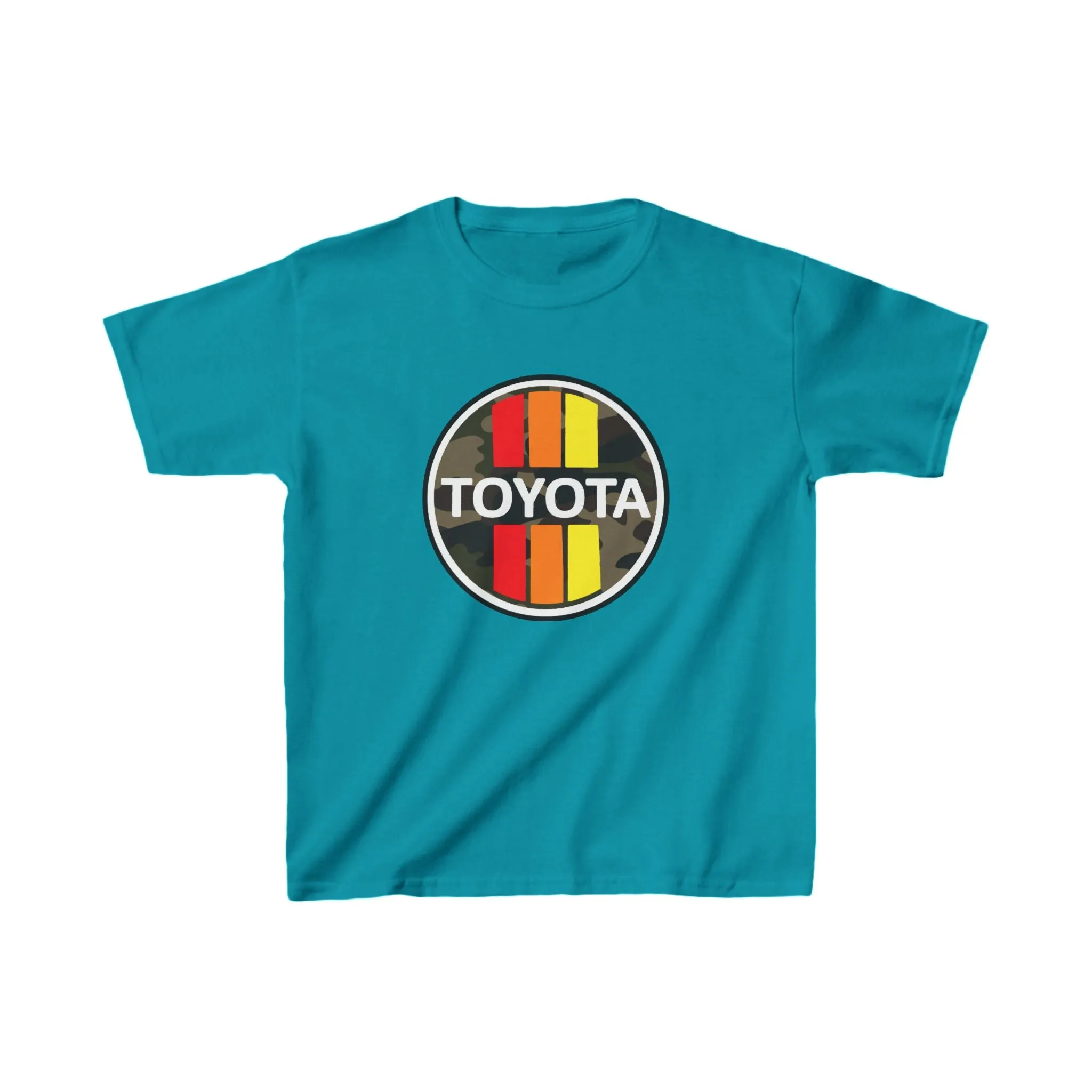3 Stripe Toyota Camouflaged Kids T Shirt - Reefmonkey