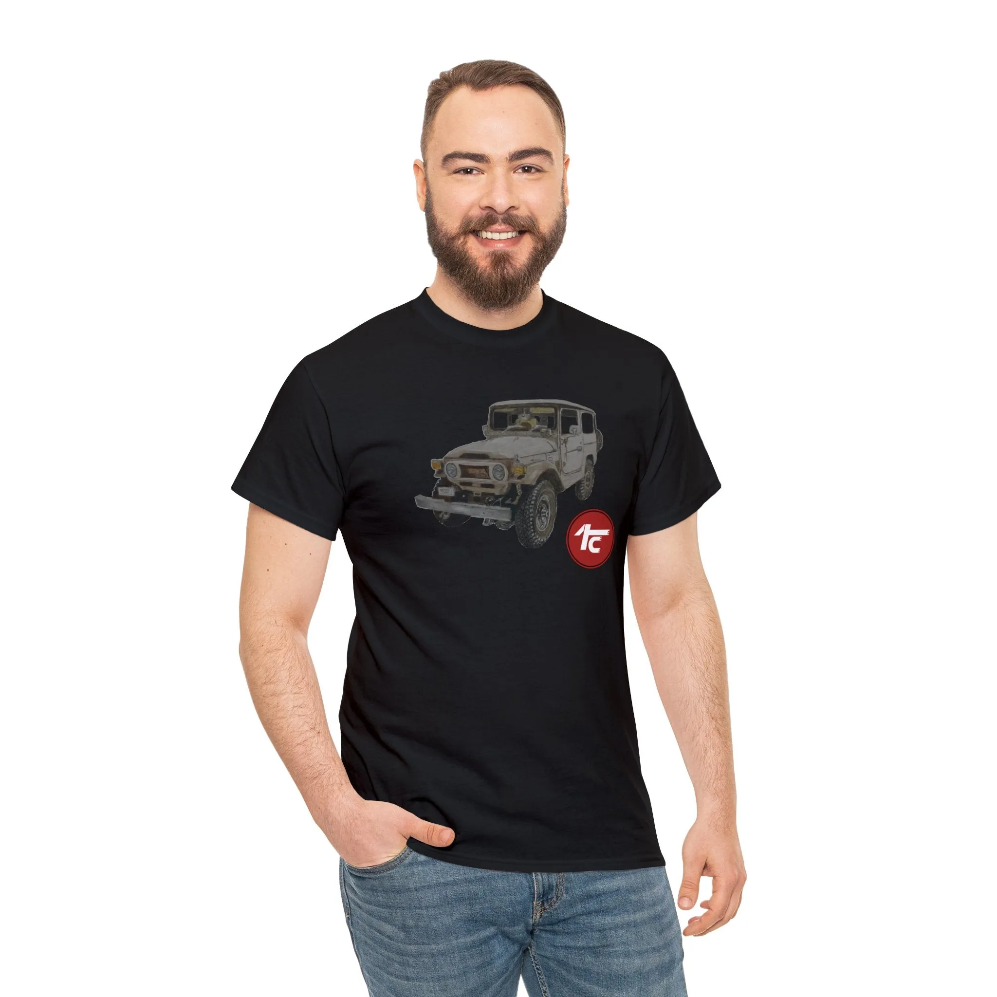 40 Channel FJ40 Unisex Tee - Land Cruiser T Shirt -  Australia Reefmonkey