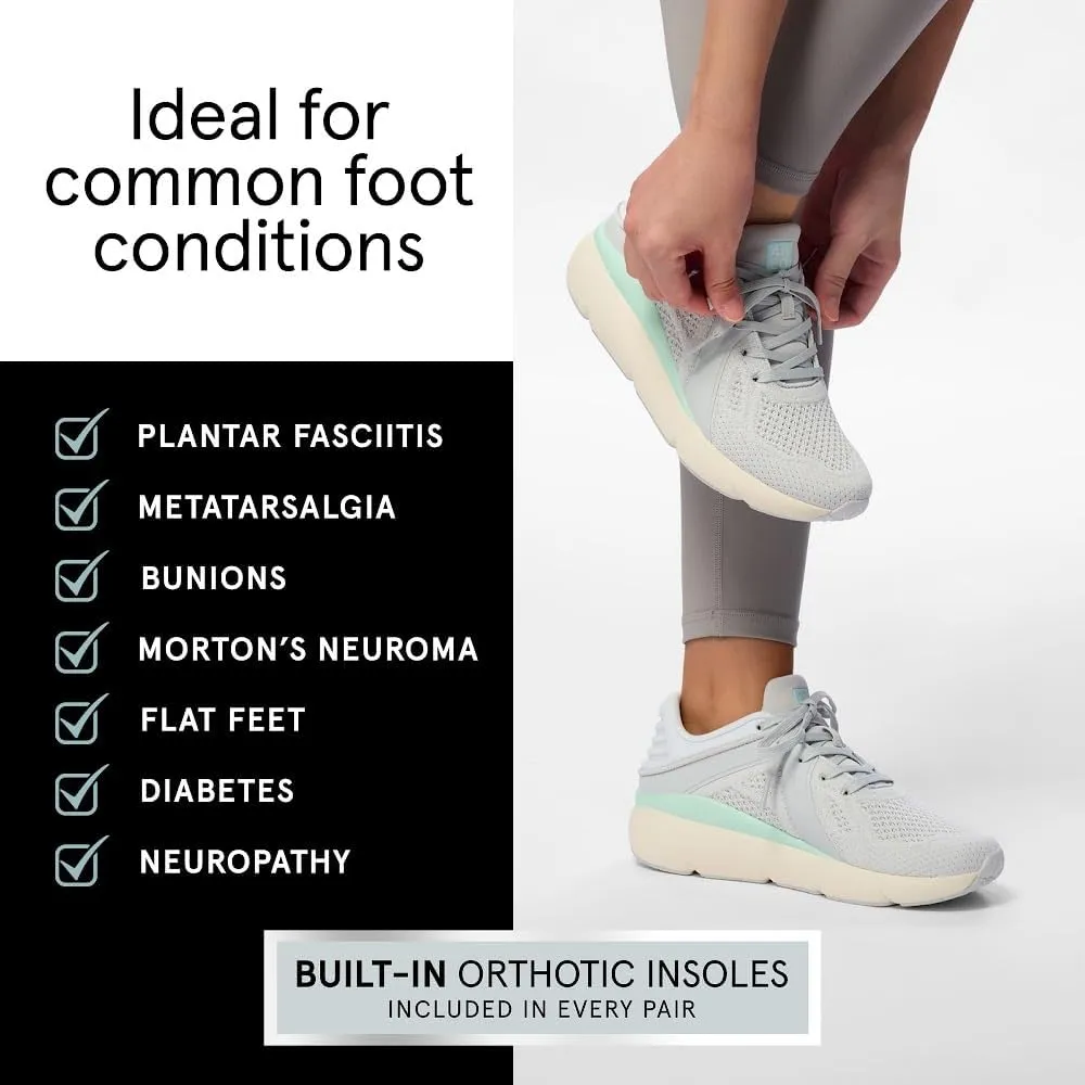 ABEO MXV Shift Walking Shoes for Women | Plantar Fasciitis Relief | Orthopedic Shoes for Women | Removable Orthotic Inserts