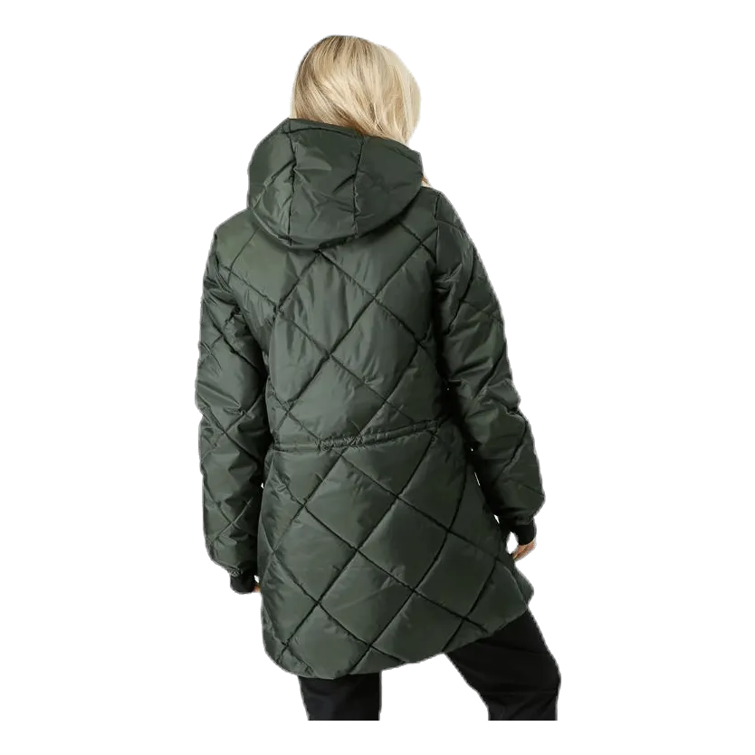 Active Quilt Jacket Green