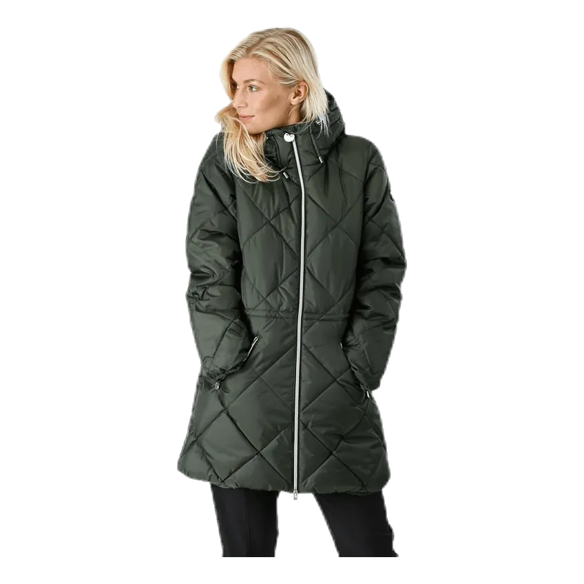 Active Quilt Jacket Green
