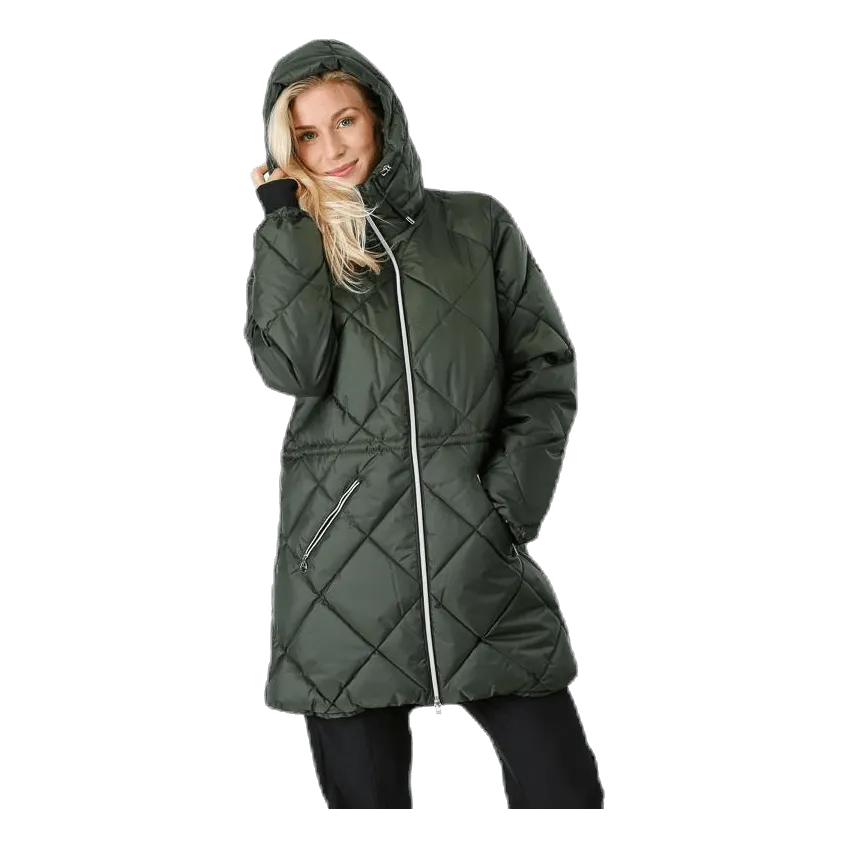 Active Quilt Jacket Green