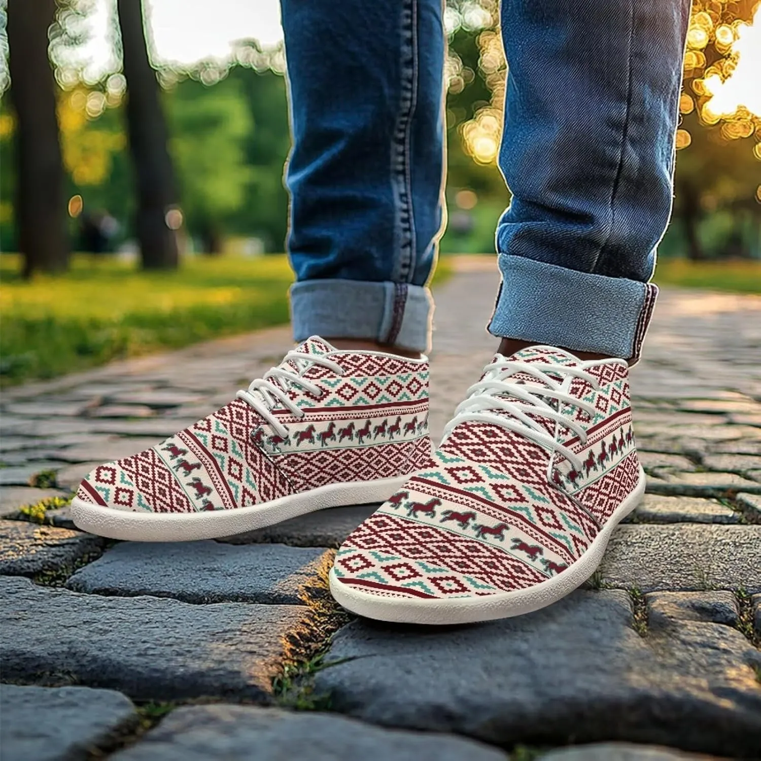 Aztec Comfortable Wide Walking Shoes Fashion Barefoot Sneakers for Men Breathable Waterproof Soft EVA Sole Anti-Skid Trail Running Shoes for Outdoor US 5-14 White Sole