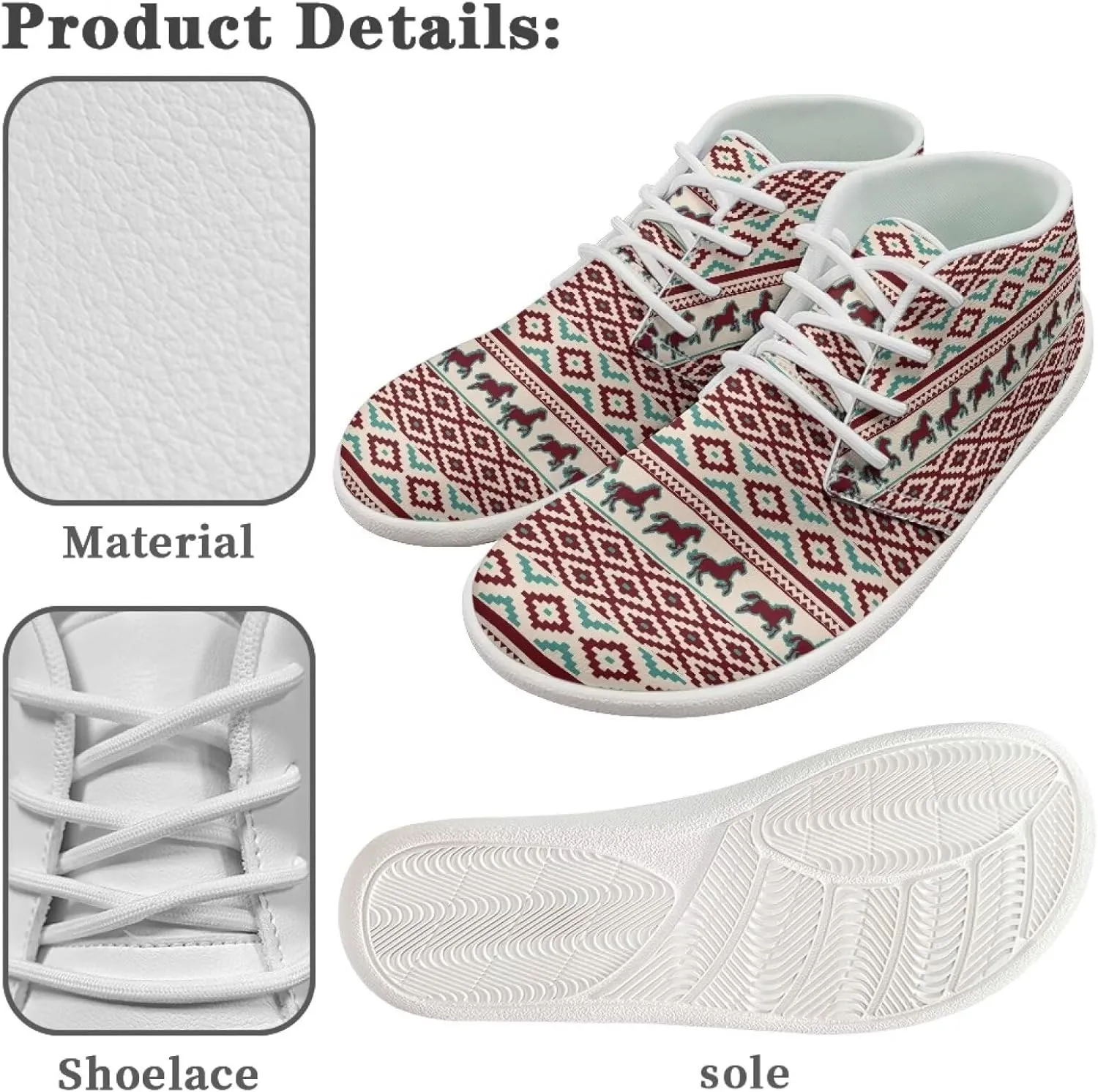 Aztec Comfortable Wide Walking Shoes Fashion Barefoot Sneakers for Men Breathable Waterproof Soft EVA Sole Anti-Skid Trail Running Shoes for Outdoor US 5-14 White Sole