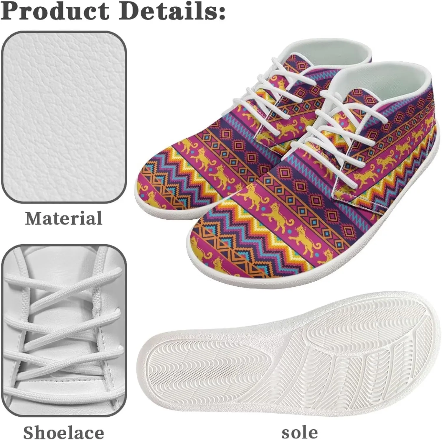Aztec Comfortable Wide Walking Shoes Fashion Barefoot Sneakers for Men Breathable Waterproof Soft EVA Sole Anti-Skid Trail Running Shoes for Outdoor US 5-14 White Sole