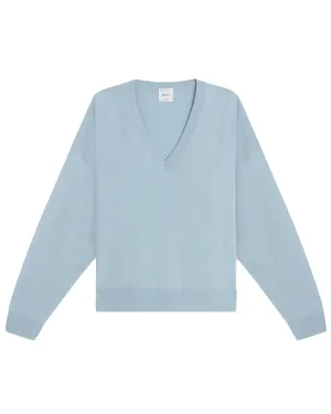 Azure Zoe V Neck Sweater