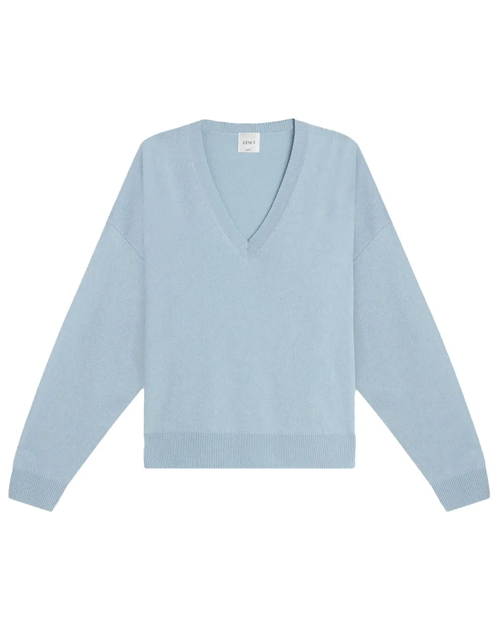 Azure Zoe V Neck Sweater