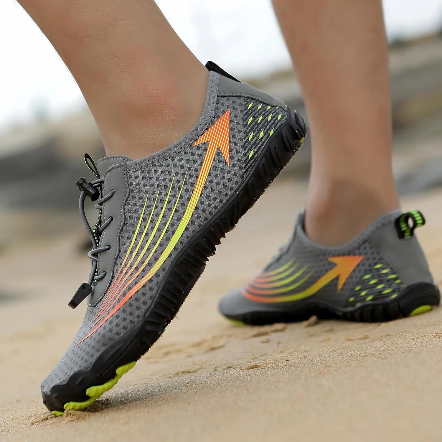 Barefoot Shoes for Women Men Wide Toe Box Healthy & Non-Slip Barefoot Shoes Athletic Footwear Waterproof Hiking Shoe Pro Barefoot Shoe Breathable Quick Dry Sneakers Unisex