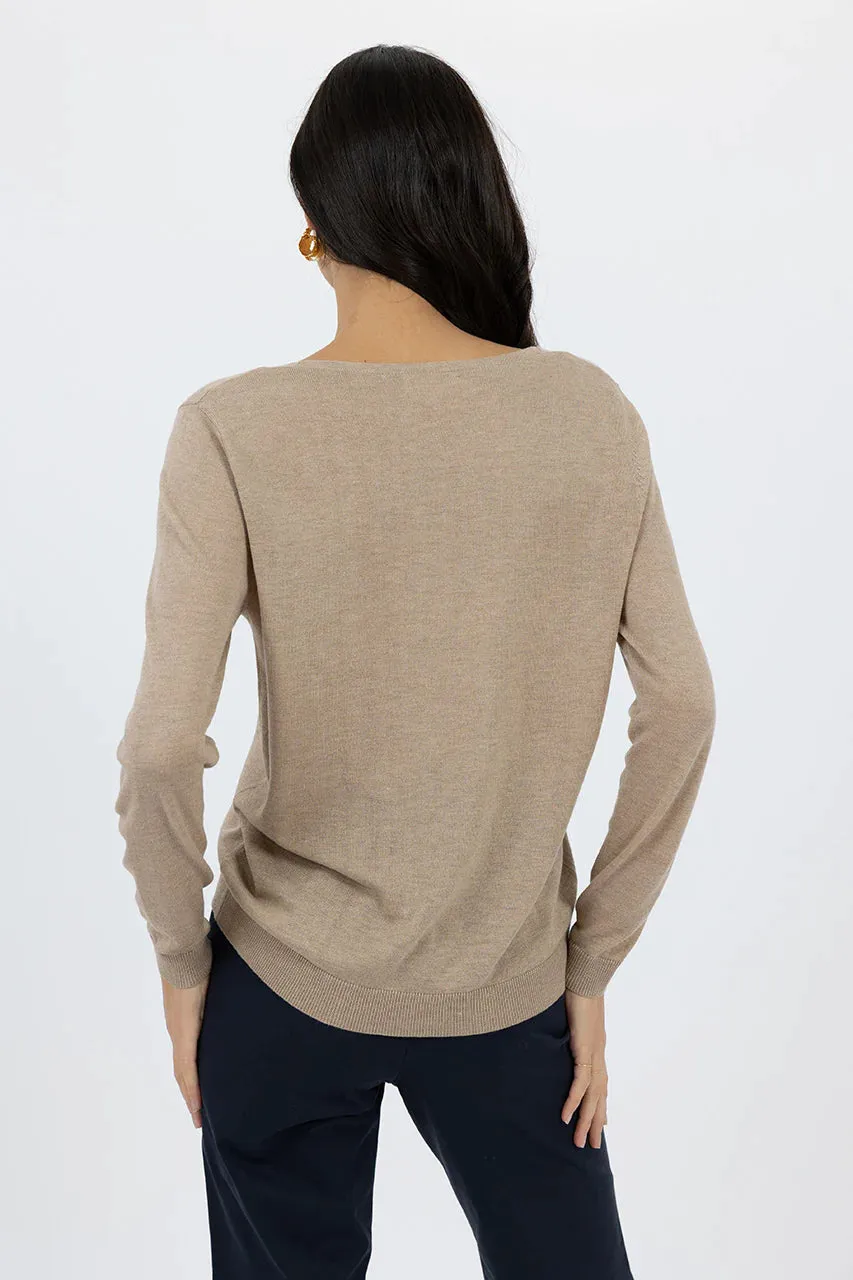 Bella Basic Top Latte