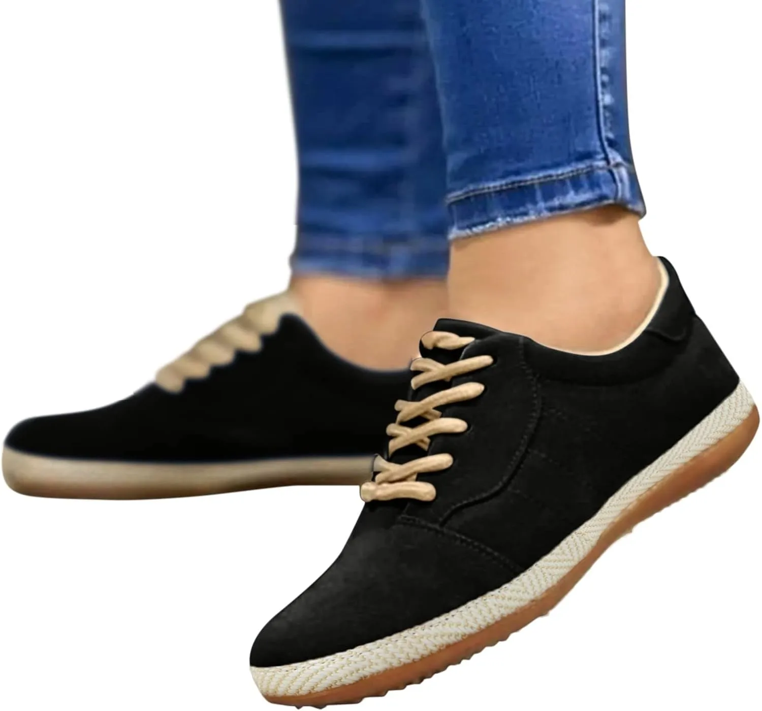 Black High Top Sneakers for Women Wide Width Zapatos OrtopDicos para Mujeres De Vestir Womens Non Slip Winter Shoes Sneakers for Women Wide Width Black Walking Shoes Women Wide Width
