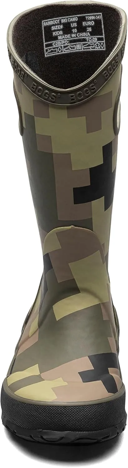 BOGS Unisex-Child Rain Boot Camo (Toddler/Little Big Kid)