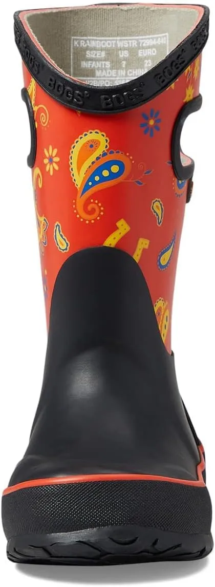 BOGS Unisex-Child Rain Boot Western (Toddler/Little Big Kid)