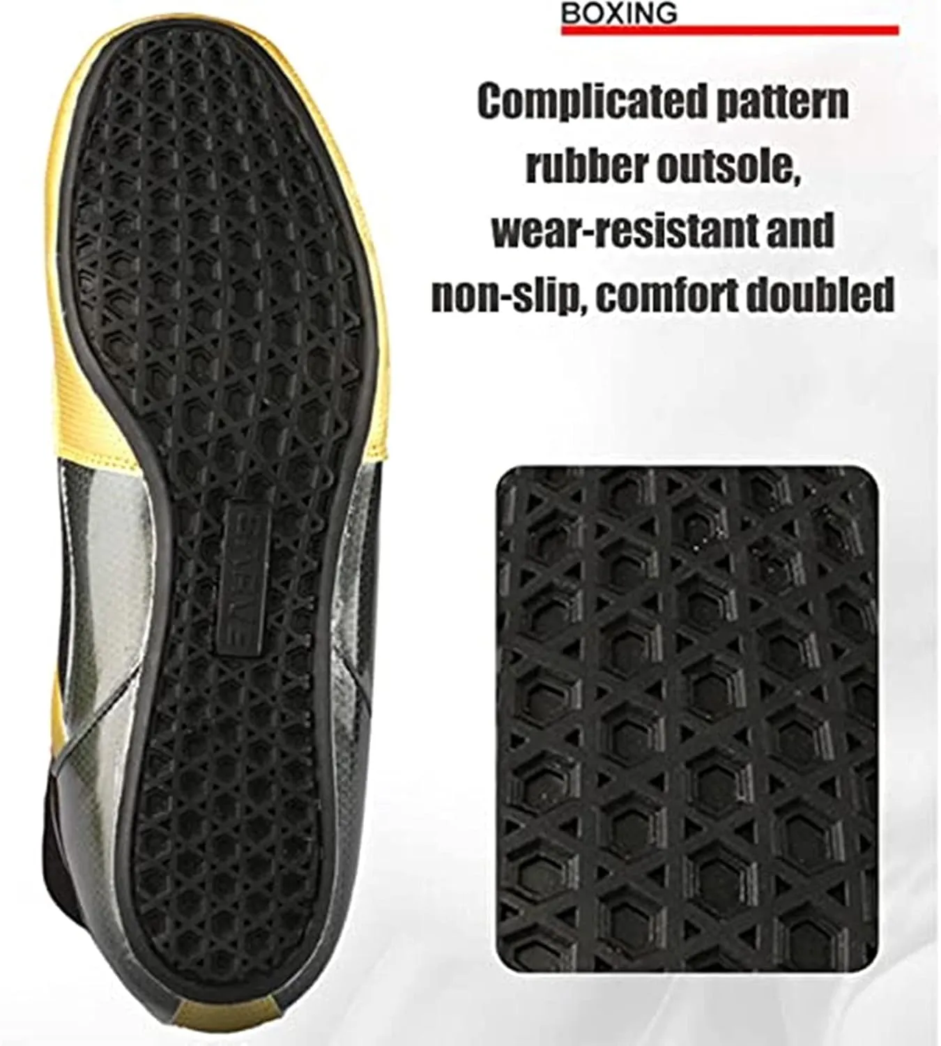 Breathable Men's High Top Wrestling Boxing Shoes High Traction Combat Speed Boxing Boots Non-Slip Fighting Training Competition Sports Shoes Men's Athletic Casual Shoes Gym Boots