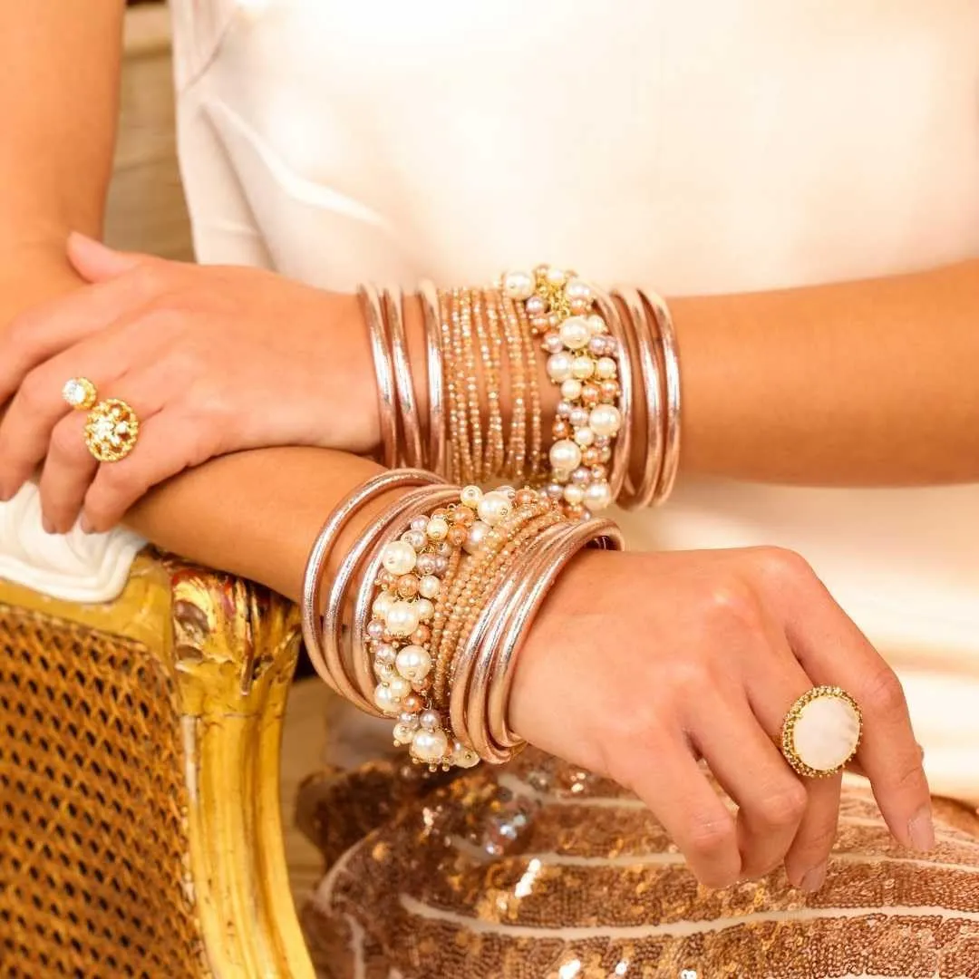 BuDhaGirl Champagne All Weather Bangles (AWB) - Serenity Prayer