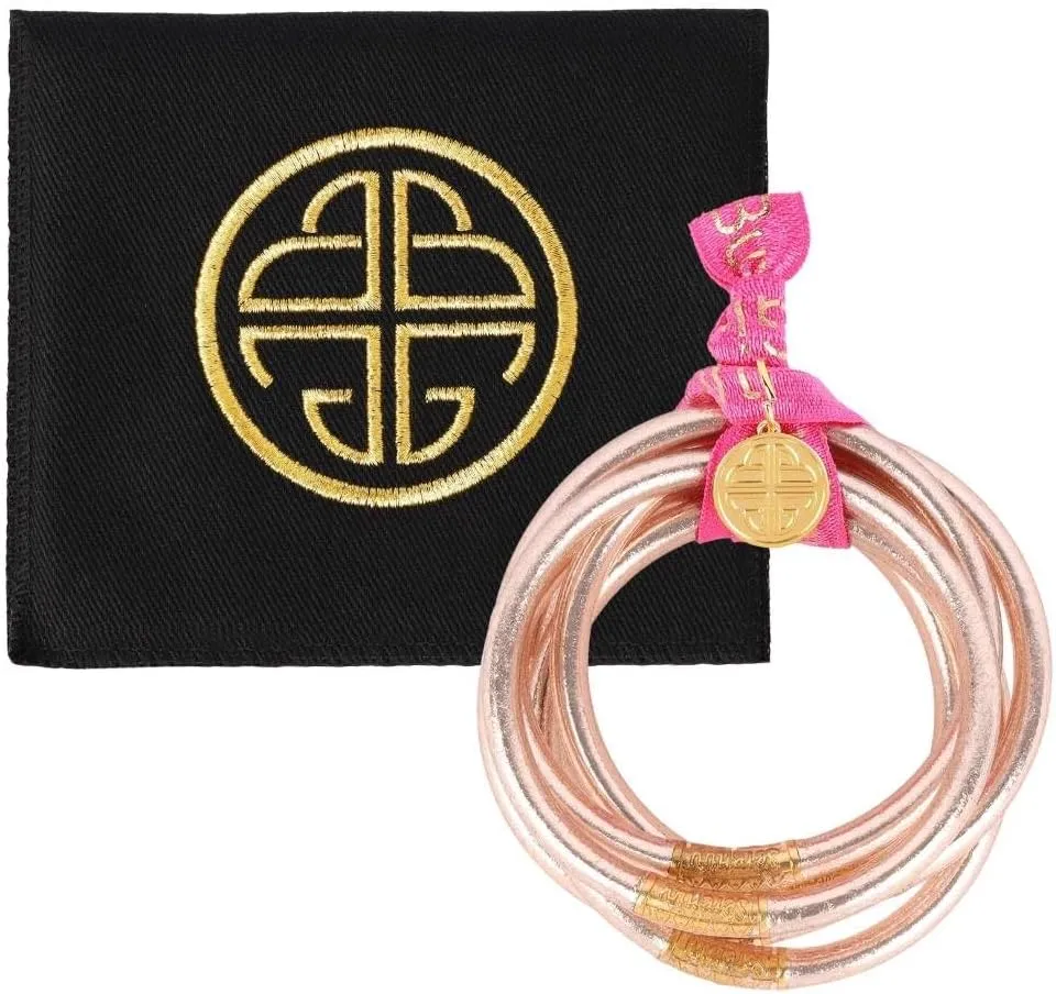 BuDhaGirl Champagne All Weather Bangles (AWB) - Serenity Prayer