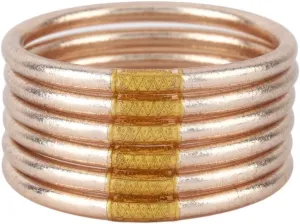 BuDhaGirl Champagne All Weather Bangles (AWB) - Serenity Prayer