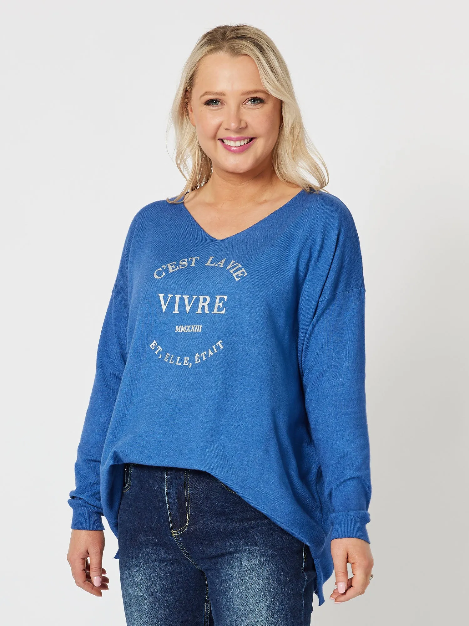 C'est La Vie Knit - Sapphire