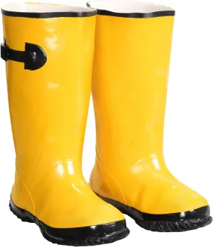 Custom Leathercraft Mens Rain-boots, Yellow, Size 11 US