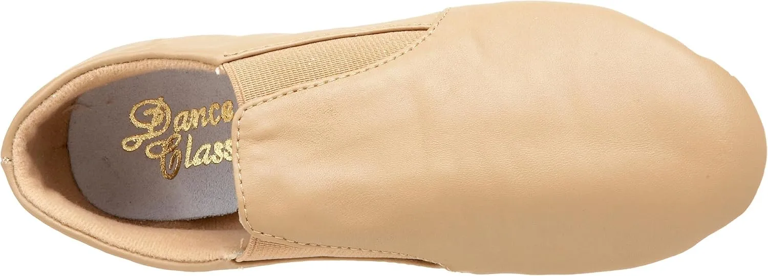 Dance Class Jb600 Caramel Leather Jazz Shoe W/Gore (Little Kid/Big Kid)