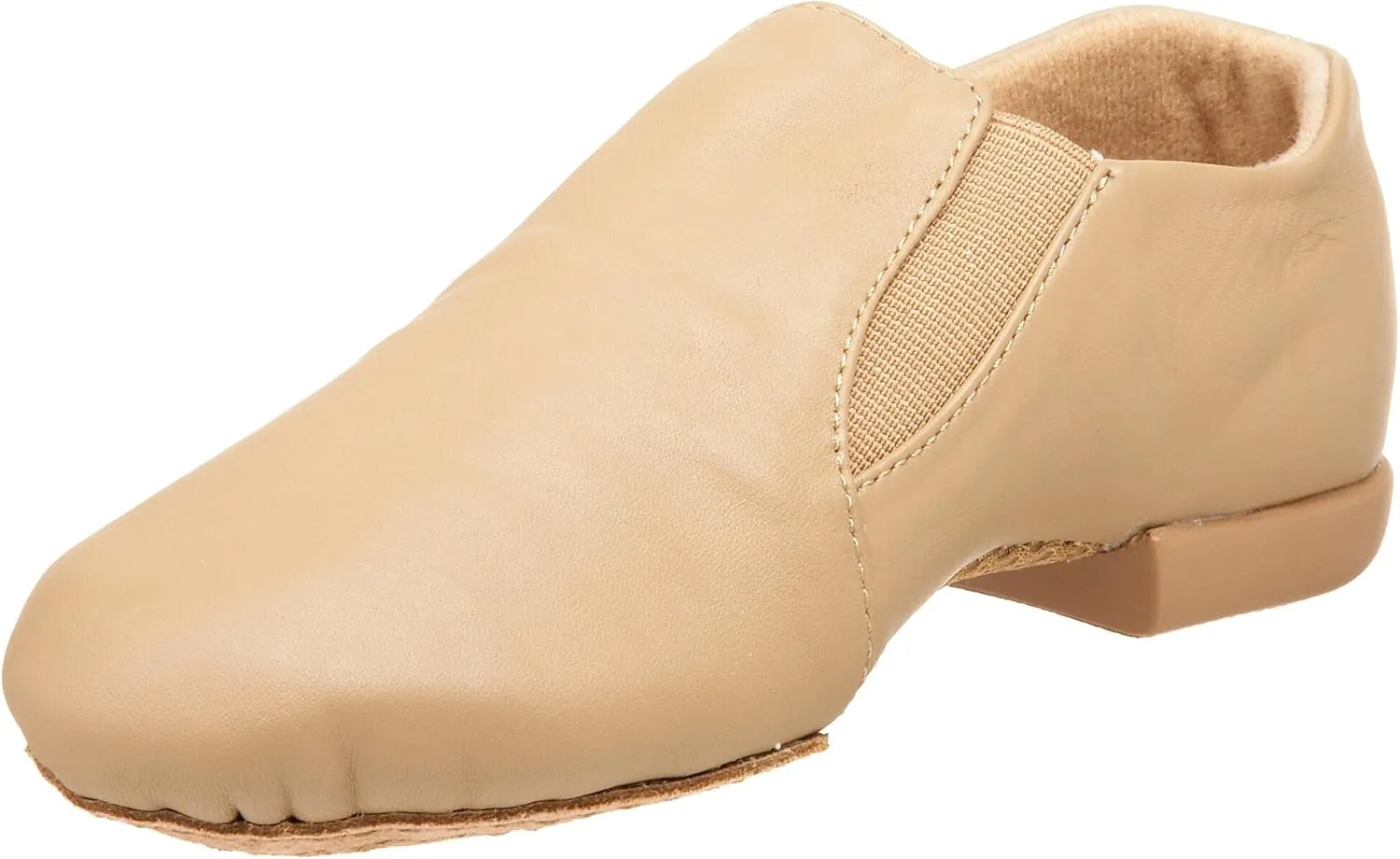 Dance Class Jb600 Caramel Leather Jazz Shoe W/Gore (Little Kid/Big Kid)