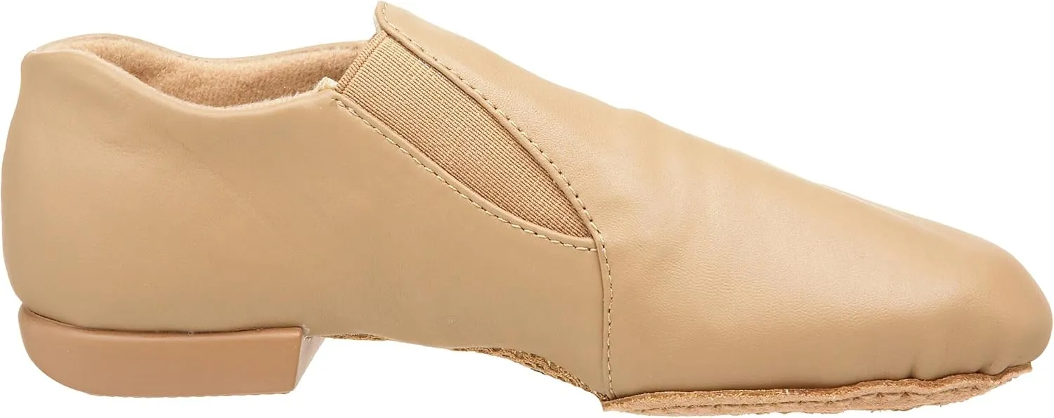 Dance Class Jb600 Caramel Leather Jazz Shoe W/Gore (Little Kid/Big Kid)