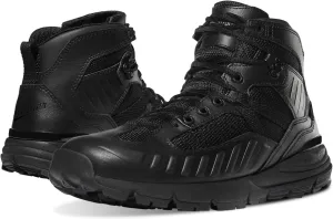 Danner FullBore 4.5 Waterproof Black Tactical Boots for Men - Full-Grain Leather & Mesh, with Shock-Absorbing Midsole & Slip-Resistant Outsole