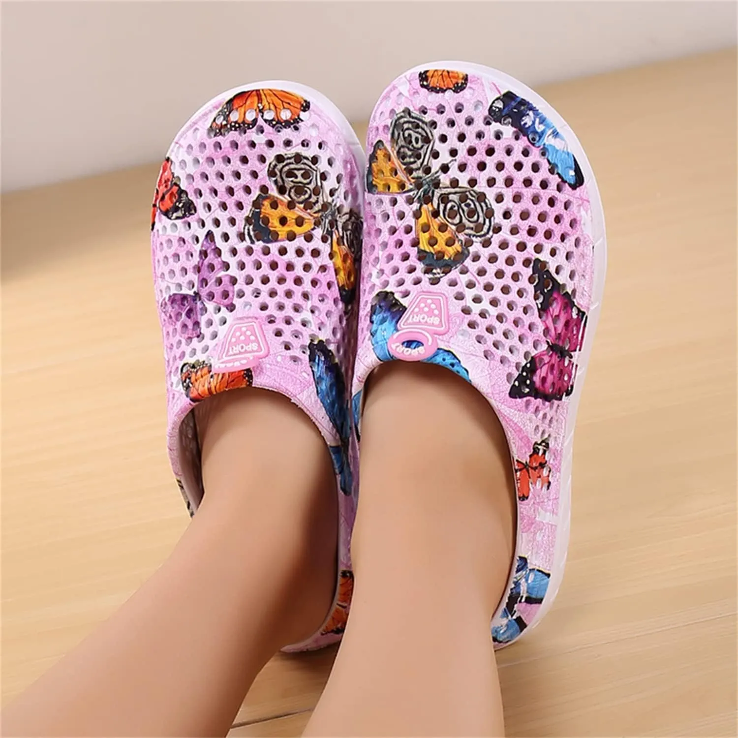 DRESER Women's Garden Clogs Breathable Shoes Bathing Shoes Beach Shoes Water Shoes Footwear Slippers Walking Shoes Home Travel Shoes