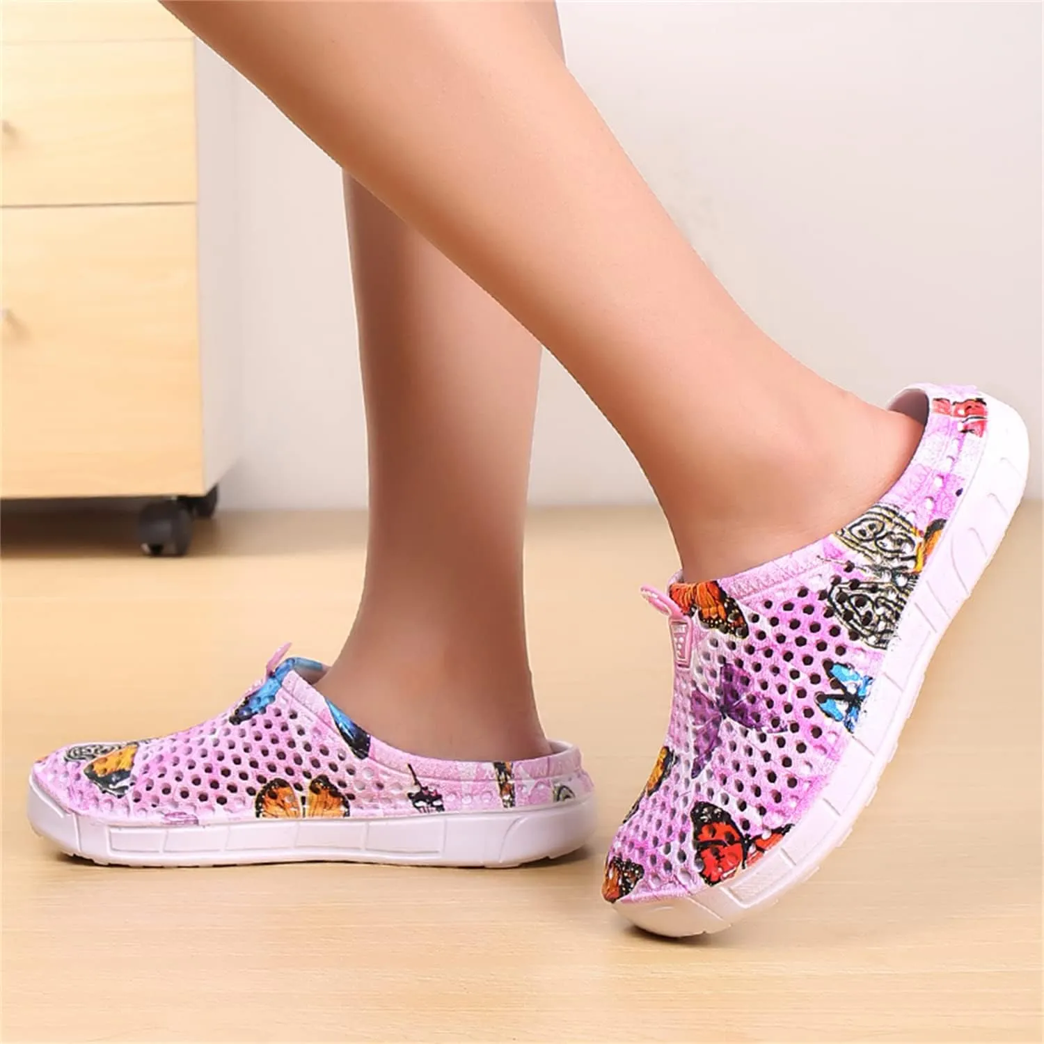 DRESER Women's Garden Clogs Breathable Shoes Bathing Shoes Beach Shoes Water Shoes Footwear Slippers Walking Shoes Home Travel Shoes