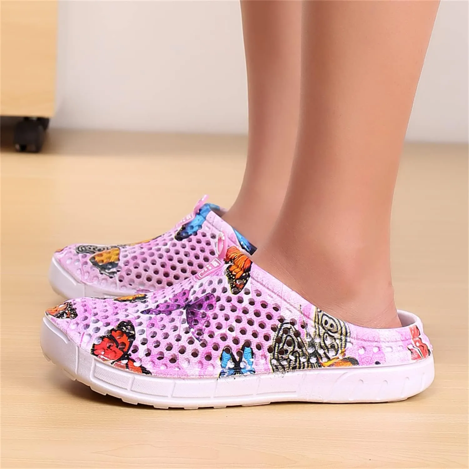 DRESER Women's Garden Clogs Breathable Shoes Bathing Shoes Beach Shoes Water Shoes Footwear Slippers Walking Shoes Home Travel Shoes