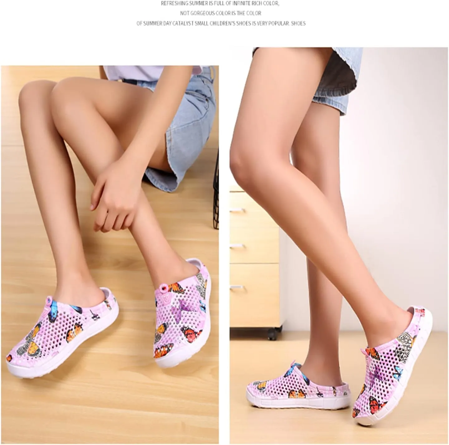 DRESER Women's Garden Clogs Breathable Shoes Bathing Shoes Beach Shoes Water Shoes Footwear Slippers Walking Shoes Home Travel Shoes