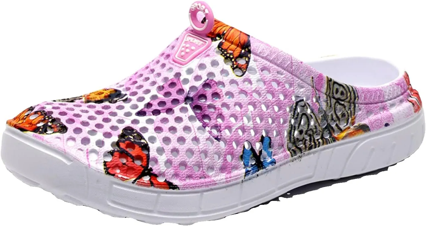 DRESER Women's Garden Clogs Breathable Shoes Bathing Shoes Beach Shoes Water Shoes Footwear Slippers Walking Shoes Home Travel Shoes