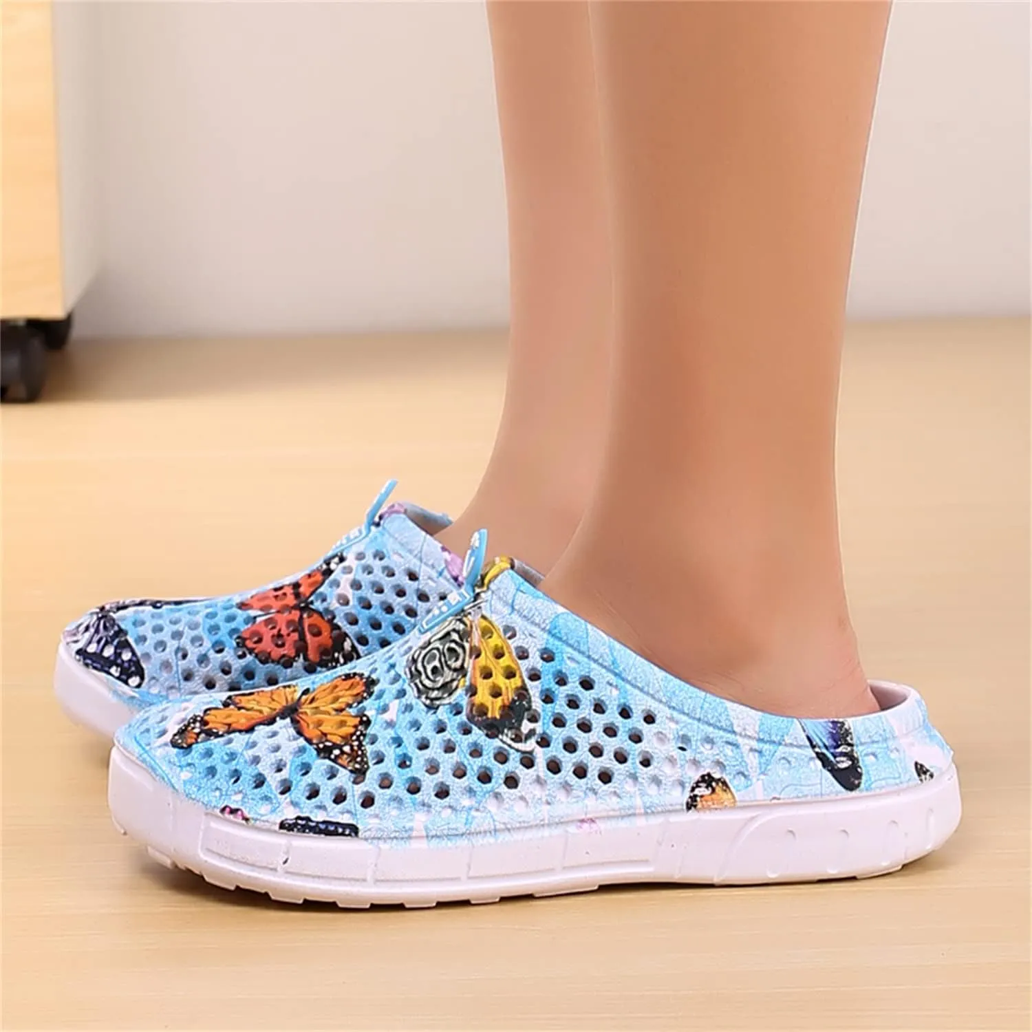 DRESER Women's Garden Clogs Breathable Shoes Bathing Shoes Beach Shoes Water Shoes Footwear Slippers Walking Shoes Home Travel Shoes