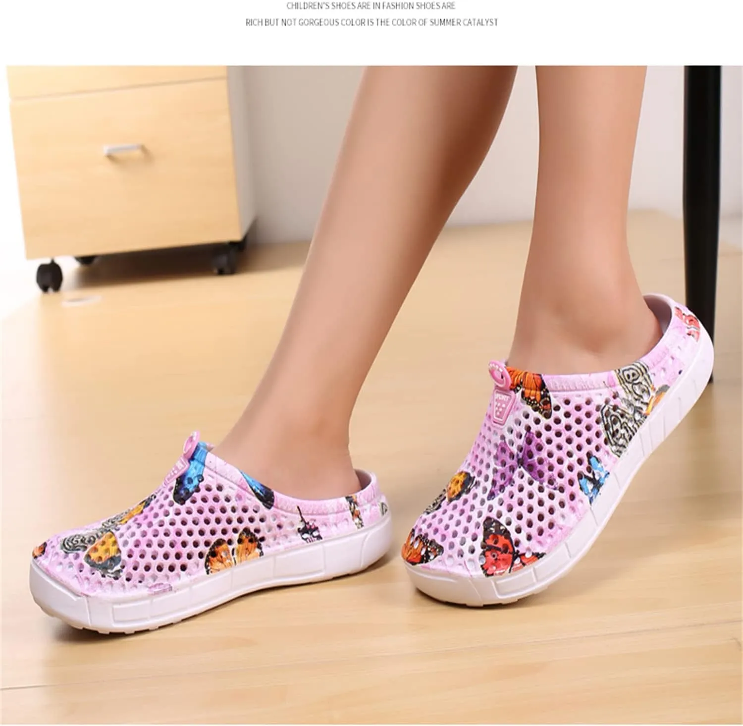DRESER Women's Garden Clogs Breathable Shoes Bathing Shoes Beach Shoes Water Shoes Footwear Slippers Walking Shoes Home Travel Shoes