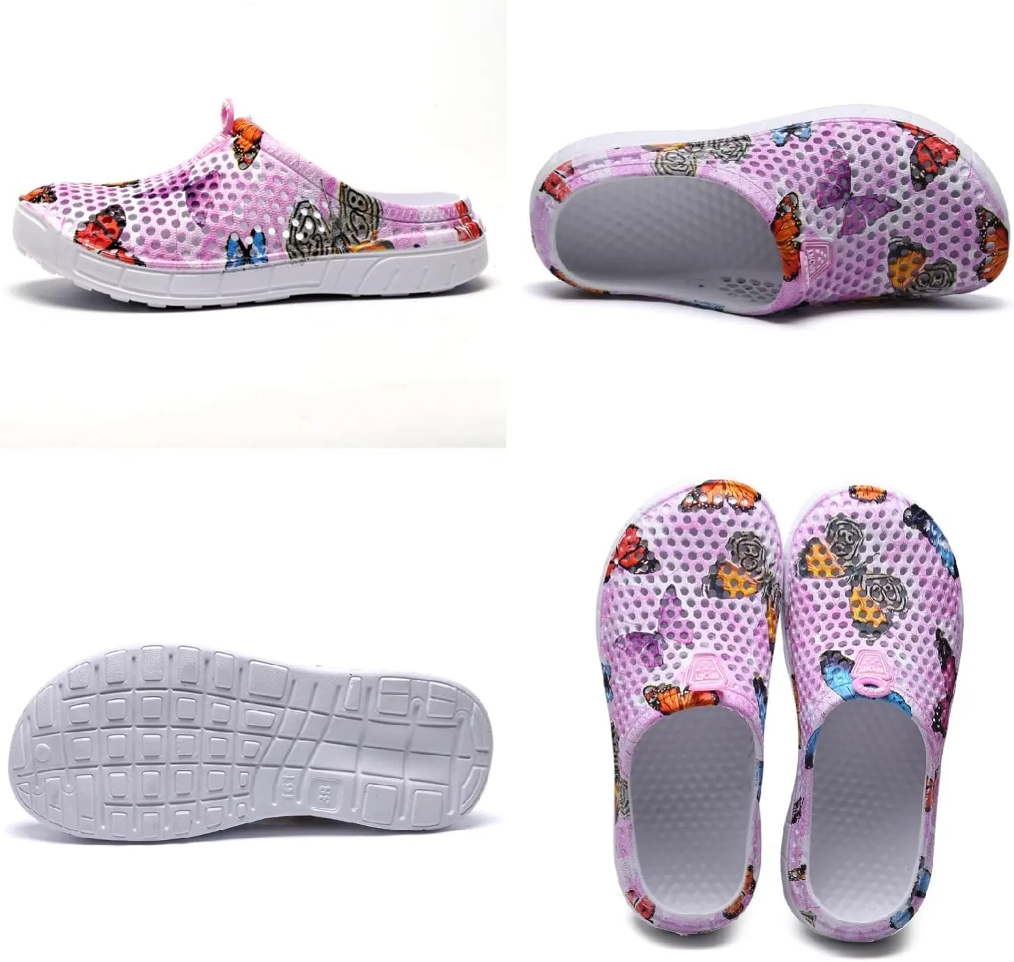 DRESER Women's Garden Clogs Breathable Shoes Bathing Shoes Beach Shoes Water Shoes Footwear Slippers Walking Shoes Home Travel Shoes