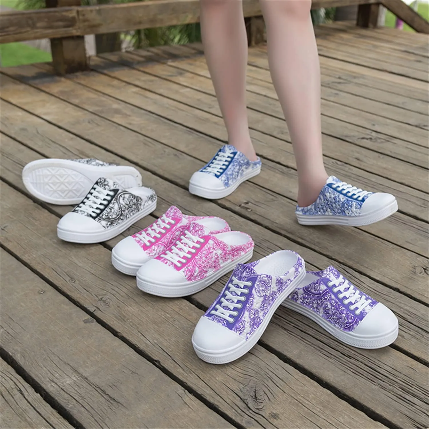 DRESER Women's Garden Clogs Breathable Shoes Bathing Shoes Beach Shoes Water Shoes Footwear Slippers Walking Shoes Home Travel Shoes