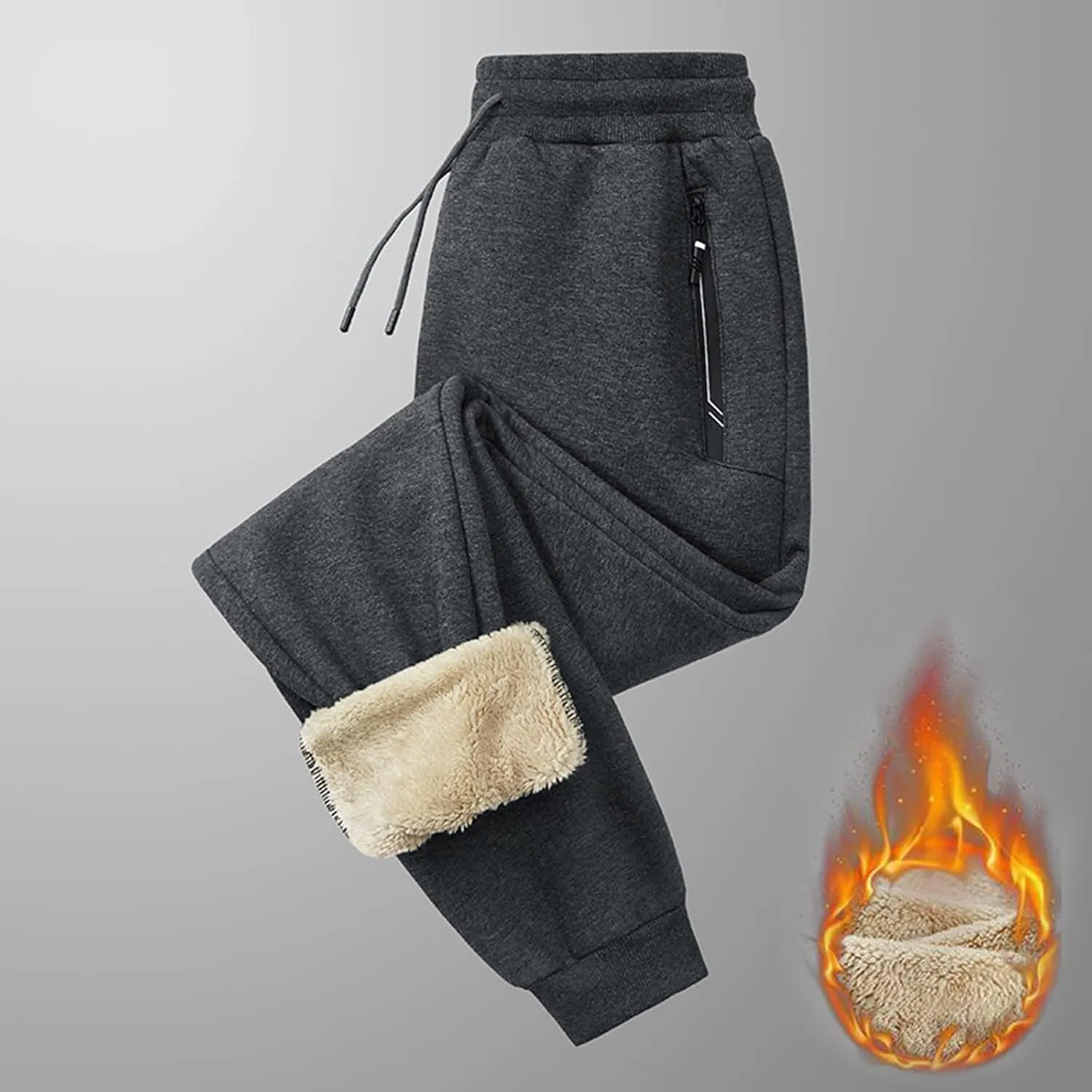 Fleece Leggings for Women Plus Trousers Solid Outdoor Pants Winter Warm Hiking Pants Lined Leggings