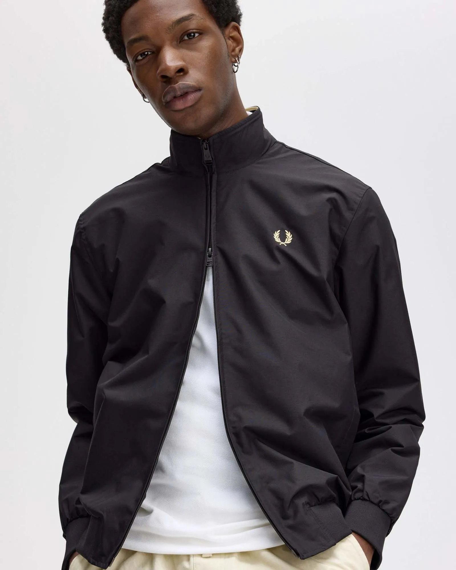 Fred Perry Brentham Jacket - Black