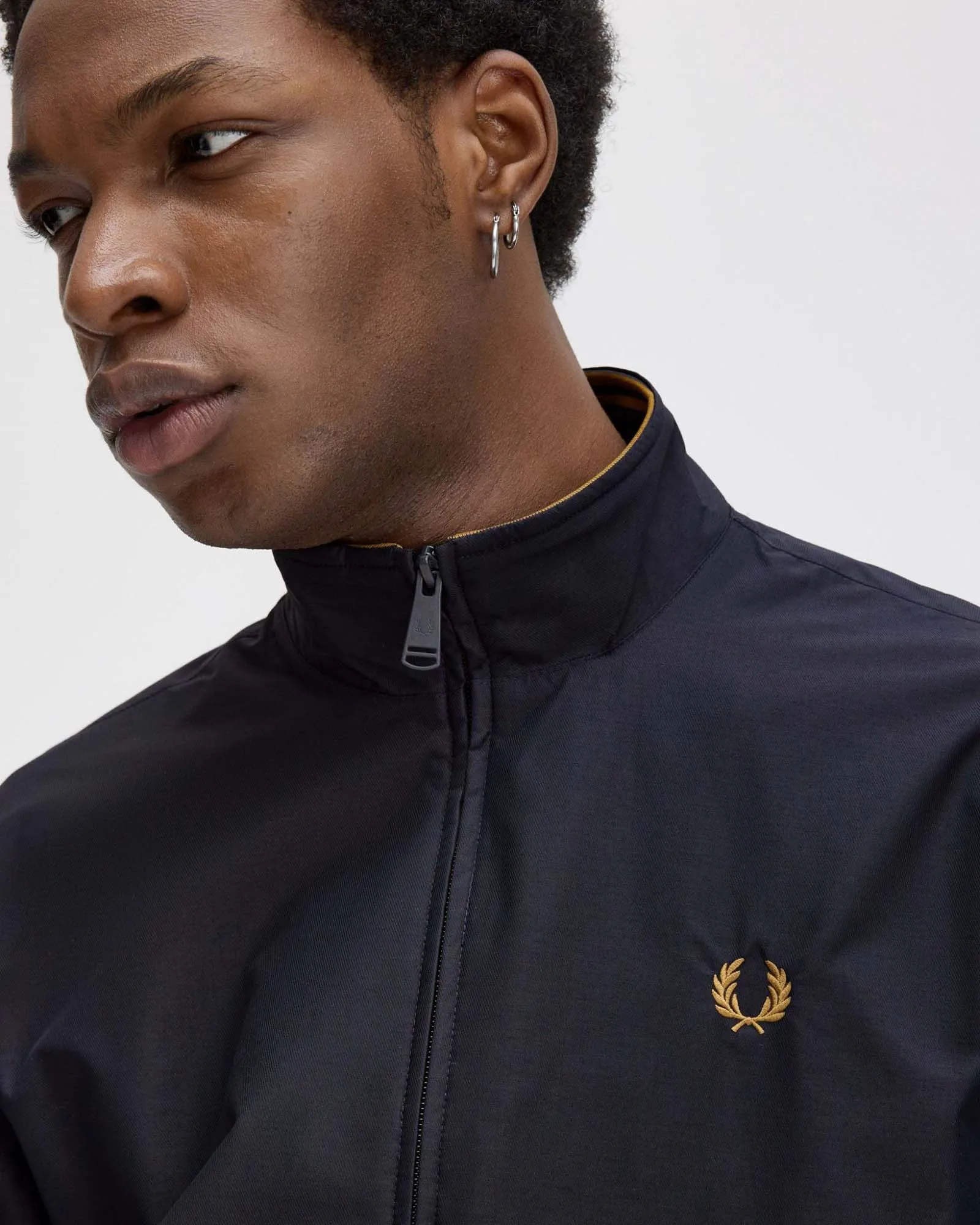 Fred Perry Brentham Jacket - Navy