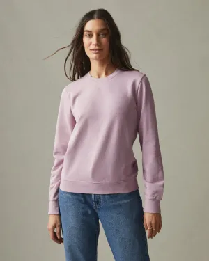 French Terry Crew Sweatshirt - Keepsake Lilac