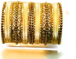 Gold Bollywood Wedding Bridal Dance Bangles Celtic net