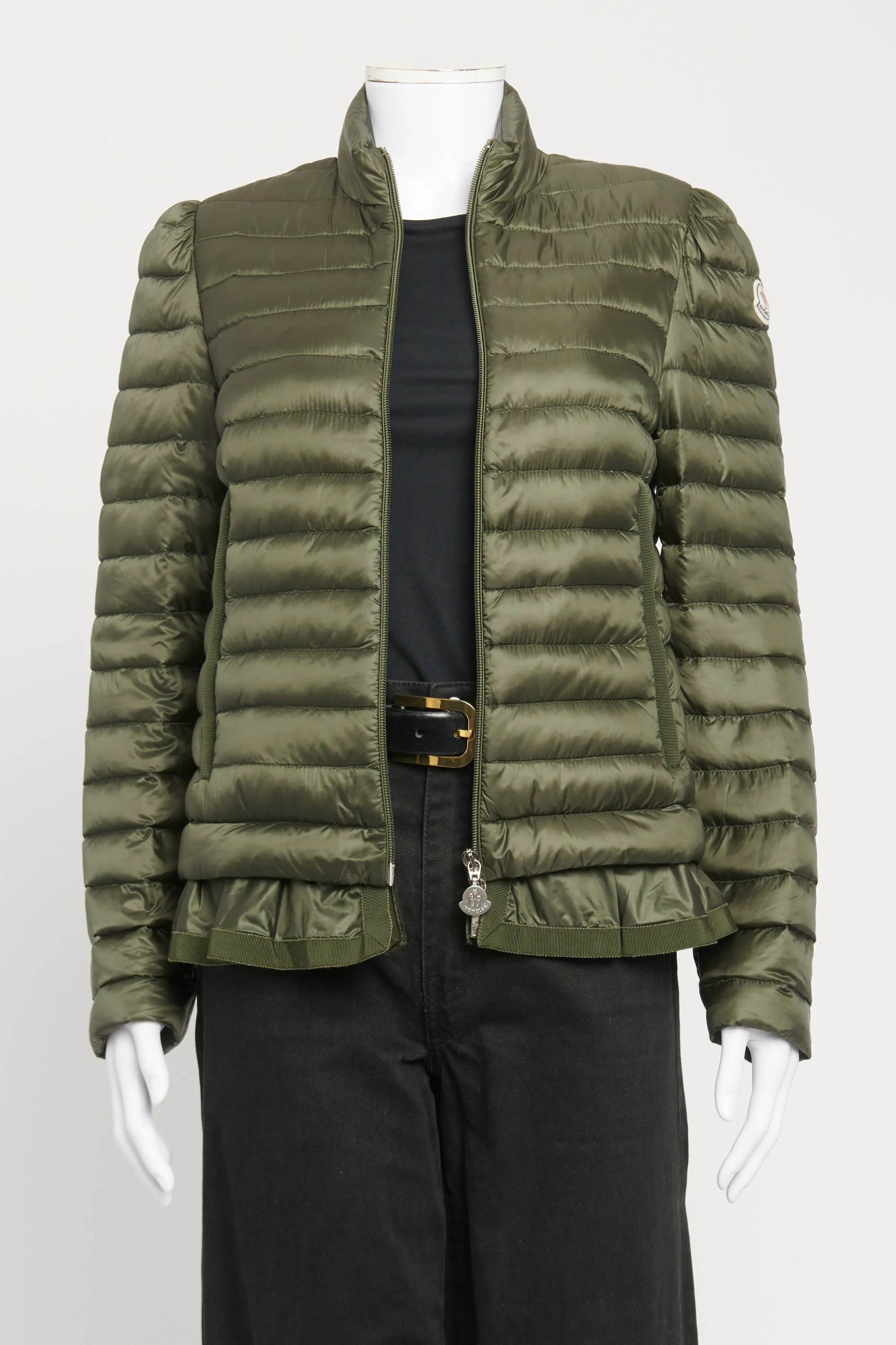 Green Aminta Preowned Down Jacket