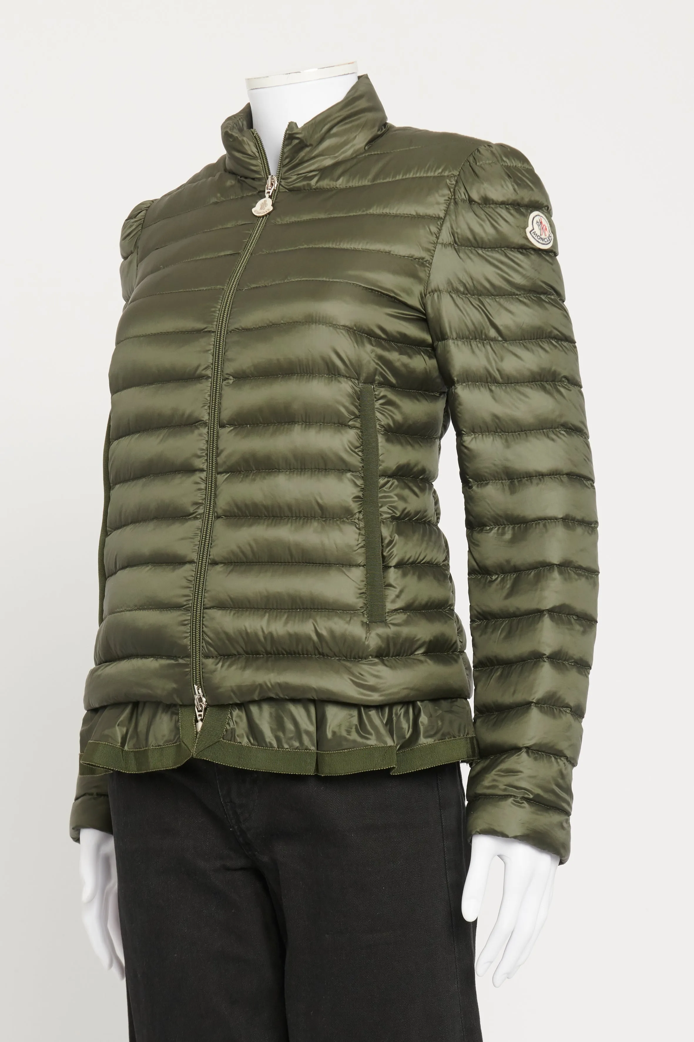 Green Aminta Preowned Down Jacket