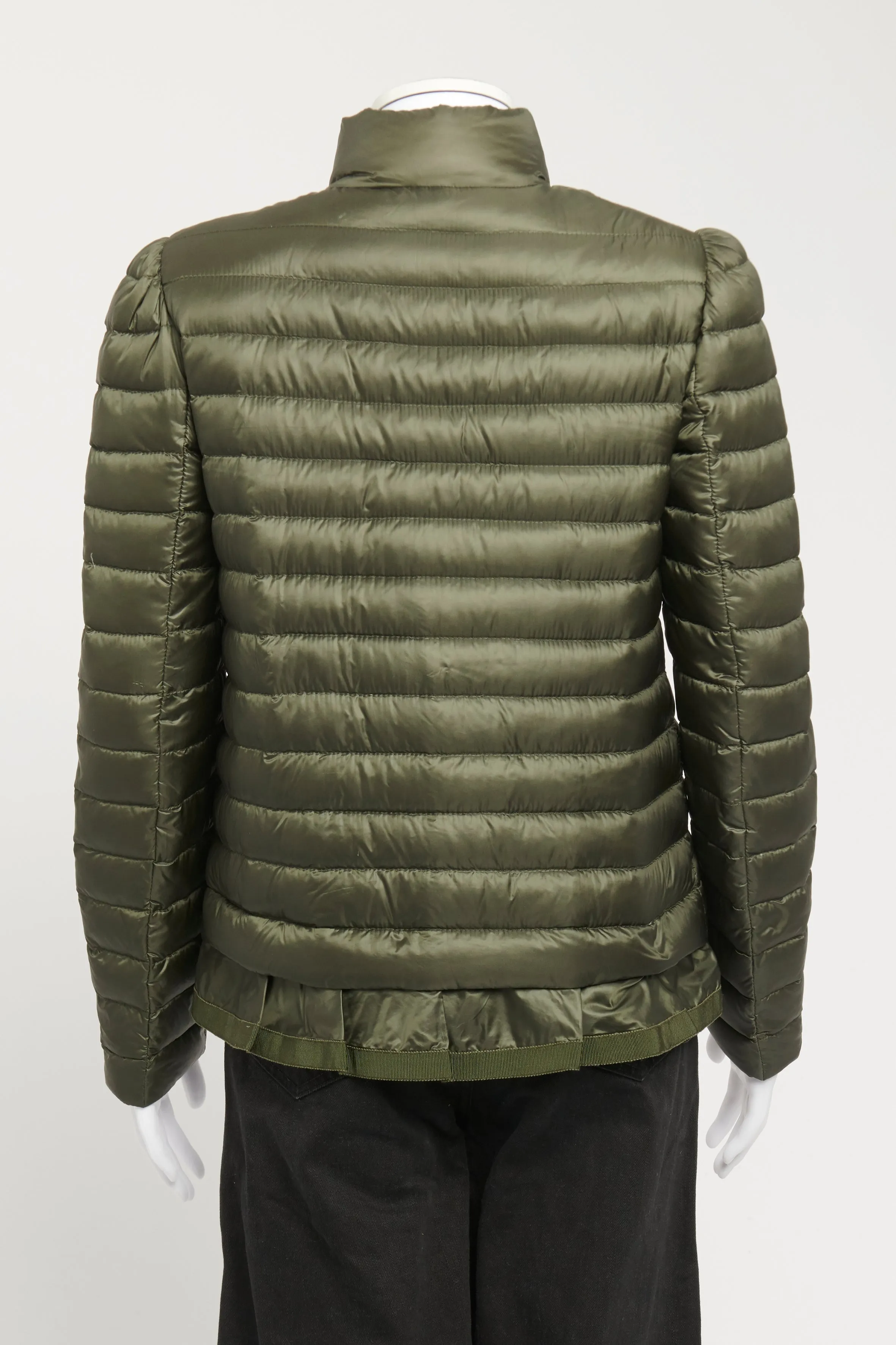 Green Aminta Preowned Down Jacket