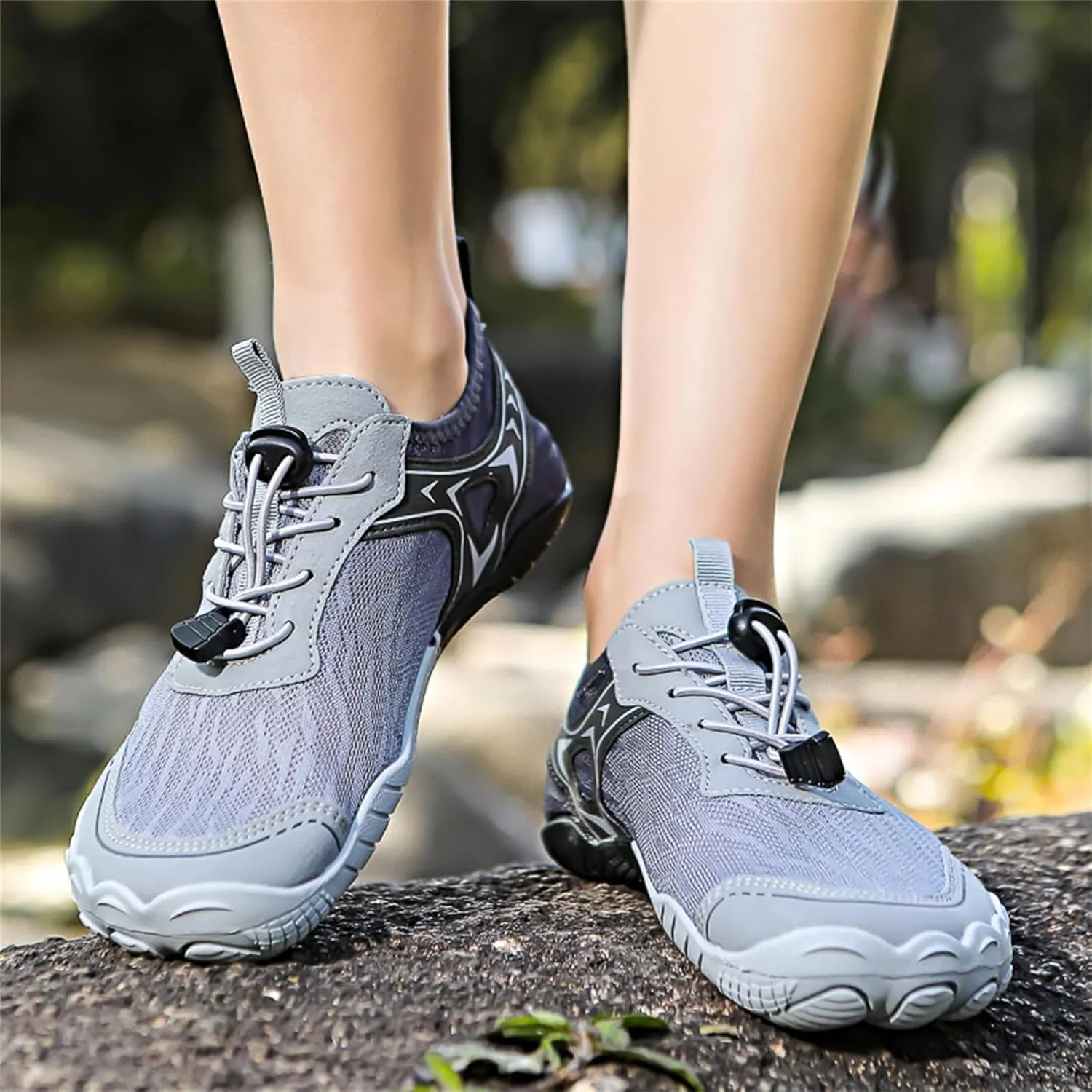 Grounded Footwear for Women Men with Neuropathy Grounding Shoes Hiking Footwear Barefoot Womens Shoes Non-Slip Outdoor Unisex Water Pro Beach Shoe Wide Toe Box Sneakers, Diabetic Shoe, Quick-Dry
